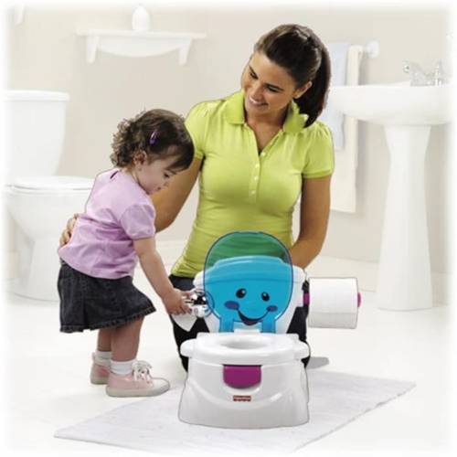 Fisher Price Eğitici Eğlenceli Tuvalet Bebek Çocuk Lazımlık BMD23 - 2