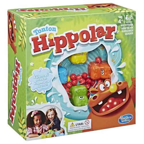 Hasbro Tonton Hippolar Oyunu Has-98936 Ton Ton Hippo Misket Kapma - 0