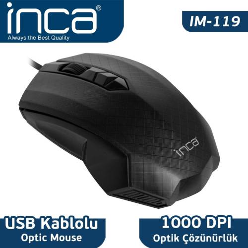 Inca IM-119 Optik Kablolu Mouse - 3