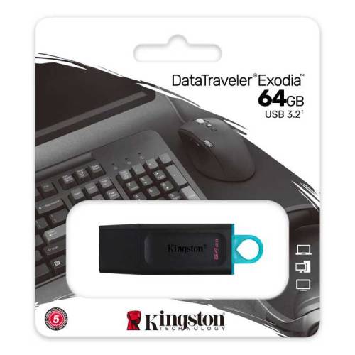 KINGSTON DTX 64GB USB 3.2 FLASH BELLEK - 0