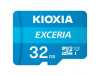 Kioxia Exceria LMEX1L032GG2 32 GB MicroSDHC UHS-I Class 10 Hafıza Kartı + Adaptör - Thumbnail (1)