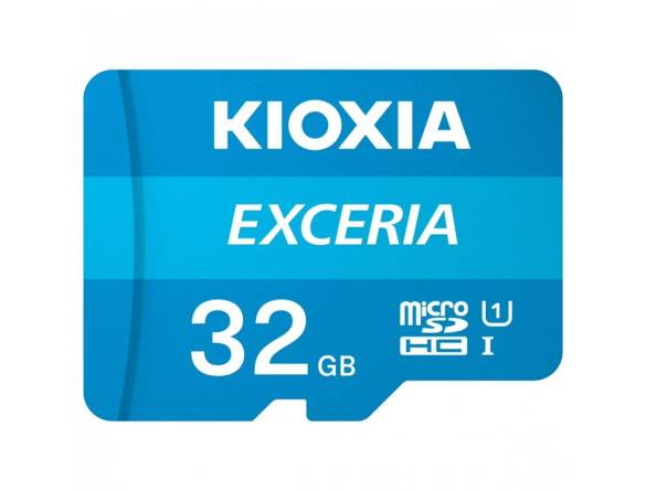 Kioxia Exceria LMEX1L032GG2 32 GB MicroSDHC UHS-I Class 10 Hafıza Kartı + Adaptör - 0