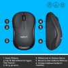 Logitech M221 Sessiz Kablosuz Optik Mouse - Thumbnail (3)