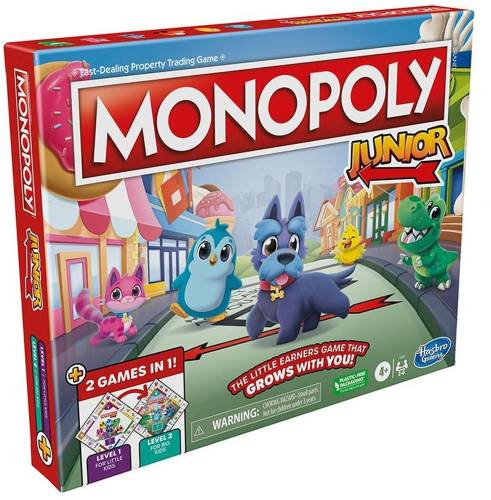 Monopoly Junior 2 İn 1 F8562 Lisanslı Ürün - 1