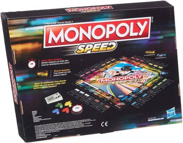 Monopoly Speed E7033 Hasbro Gaming - 2
