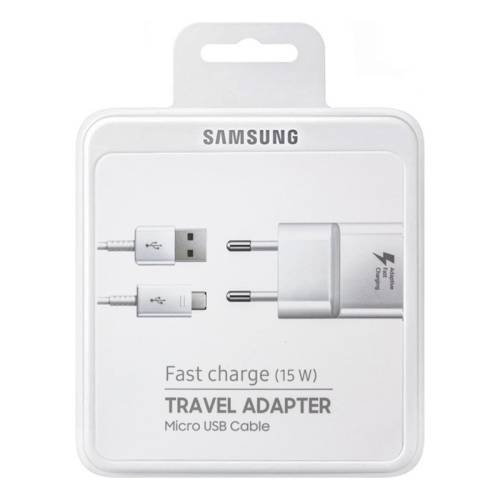 Samsung EP-TA20 Micro USB Uyumlu Hızlı Şarj Aleti Beyaz - 2