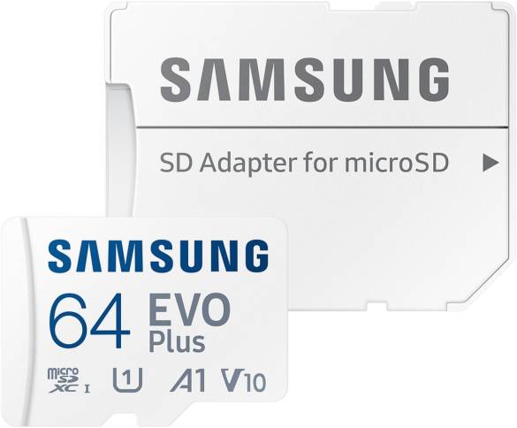 Samsung Evo Plus MB-MC64KA/TR 64 GB Micro SDXC Classs 10 UHS-I U1 Hafıza Kartı - 0