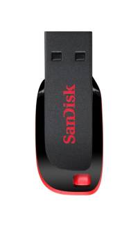Sandisk 64GB Cruzer Blade USB 2.0 Siyah USB Bellek