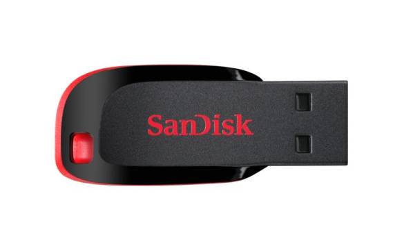 Sandisk 64GB Cruzer Blade USB 2.0 Siyah USB Bellek - 1