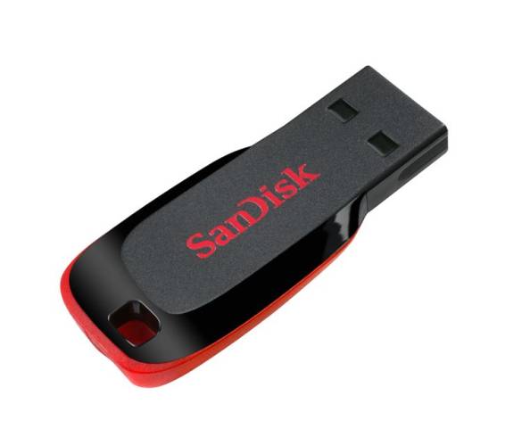Sandisk 64GB Cruzer Blade USB 2.0 Siyah USB Bellek - 2